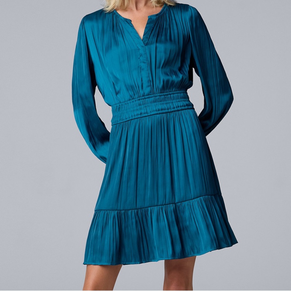 Elegant Teal Dress - Simply by Vera Wang